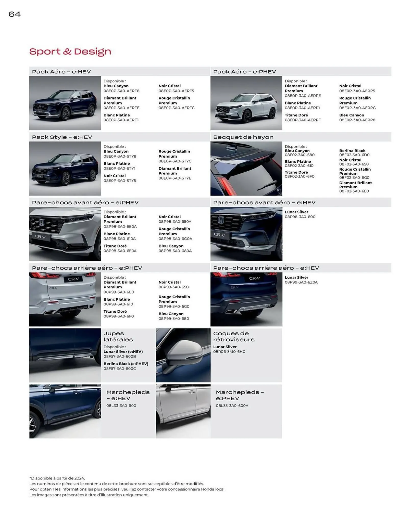 Catalogue Honda du 10 juin au 31 mars 2026 - Catalogue page 64