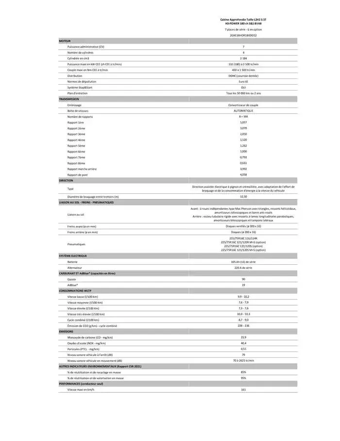 Opel Movano du 4 avril au 4 avril 2026 - Catalogue page 109