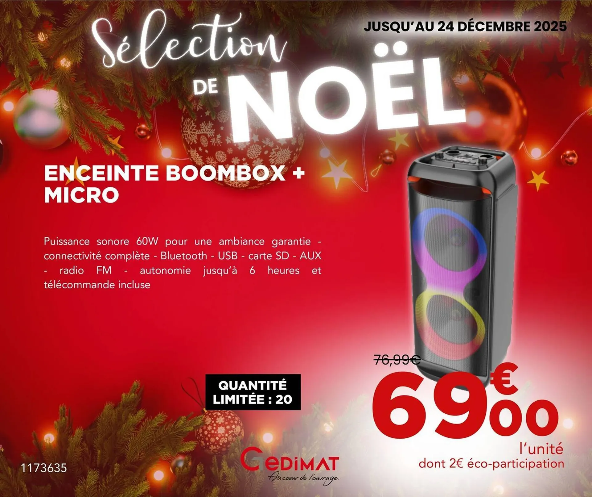 Catalogue Gedimat du 3 décembre au 24 décembre 2025 - Catalogue page 16