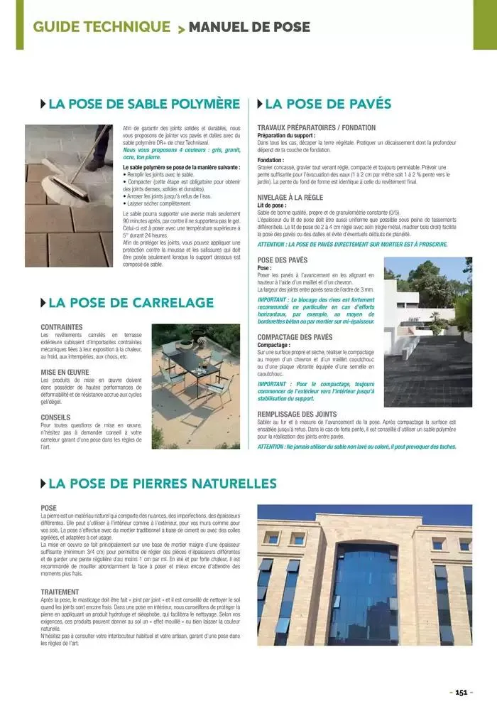 Aménagements Extérieurs 2025 du 30 avril au 31 décembre 2025 - Catalogue page 151