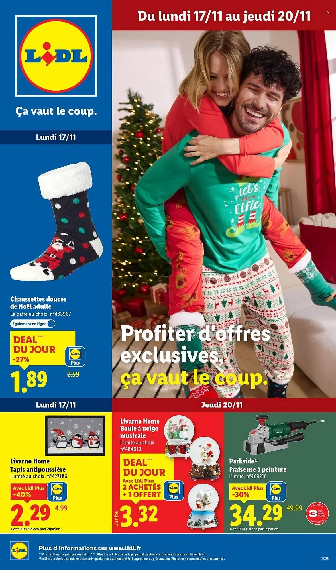 Catalogue Lidl du 17 novembre au 20 novembre 2025 - Catalogue page 1