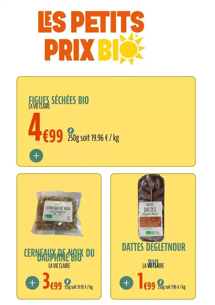 LES PETITS PRIX BIO du 11 mars au 31 décembre 2025 - Catalogue page 44