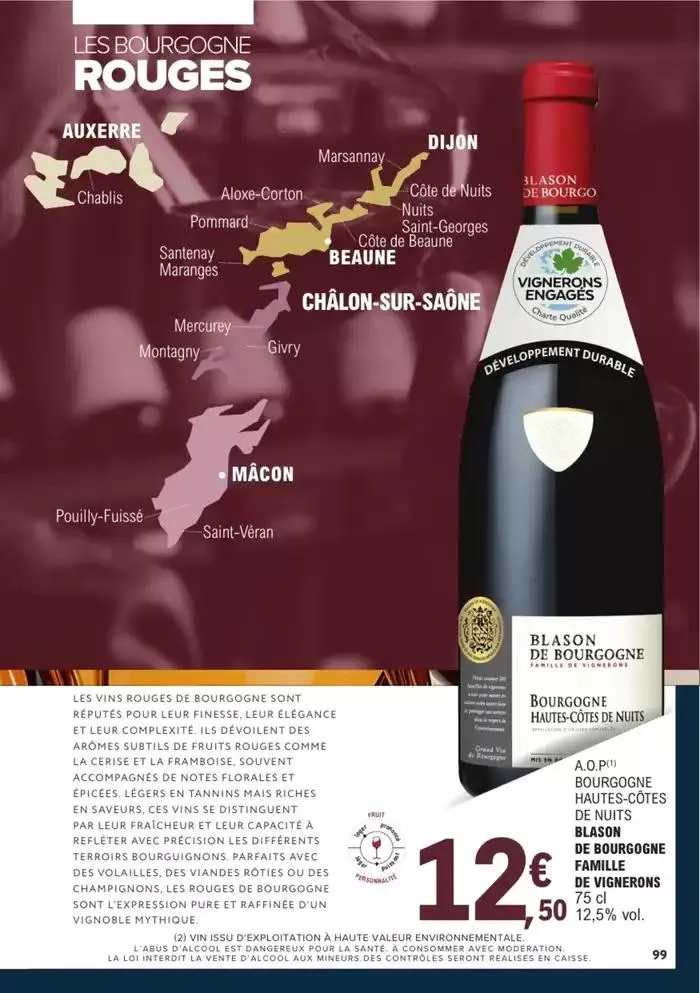 GUIDES DES VINS 2024/2025 du 1 avril au 31 décembre 2025 - Catalogue page 126