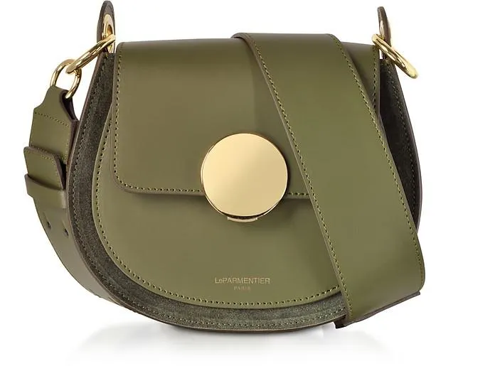 Yucca Sac à Bandoulière en Daim et Cuir