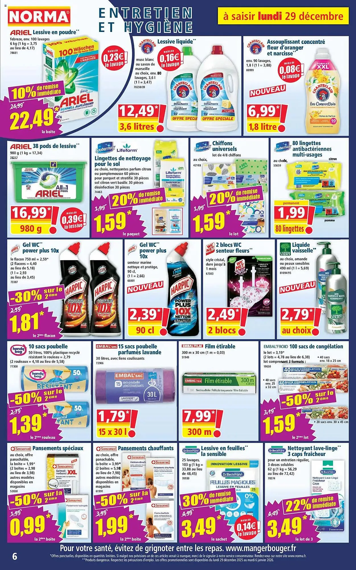 Catalogue Norma du 29 décembre au 31 décembre 2025 - Catalogue page 6