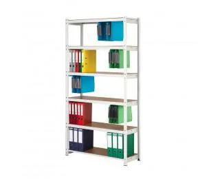 Rayonnage RANGECO - Elément suivant - 5 niveaux - 100x37 cm