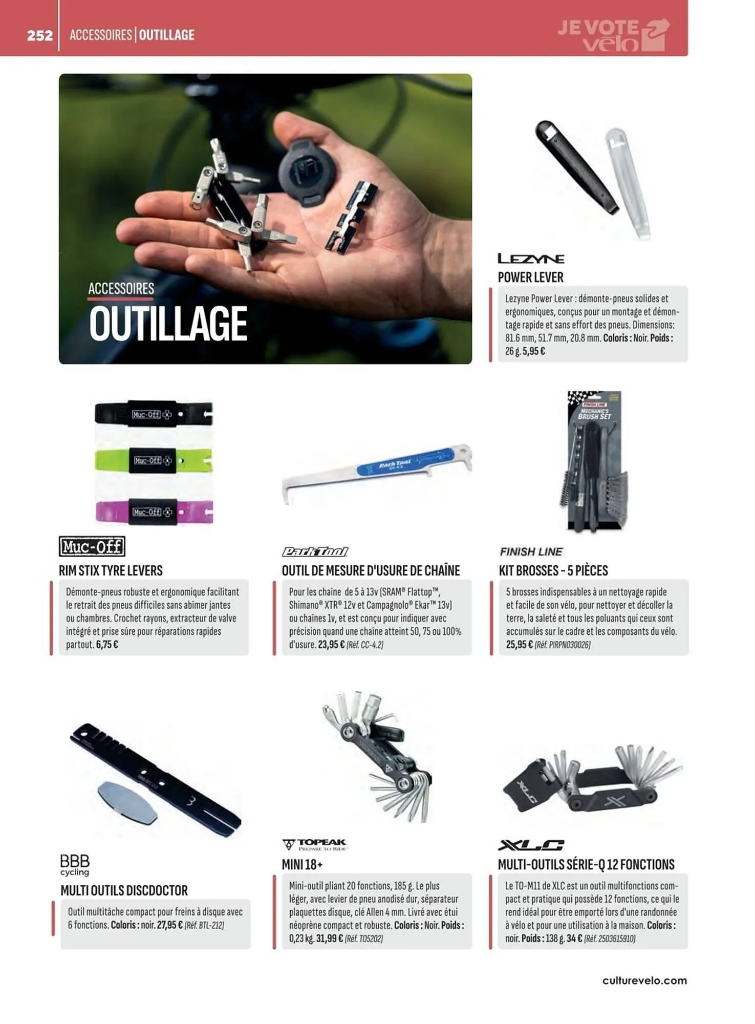 Catalogue Culture Vélo du 19 décembre au 31 décembre 2026 - Catalogue page 252