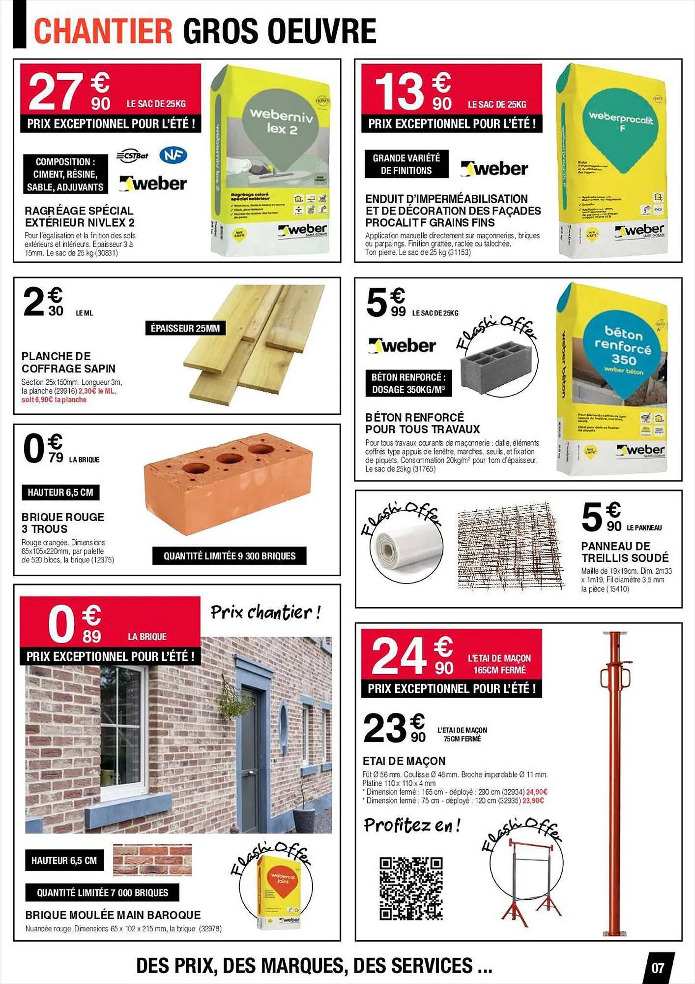 Catalogue Chretien Matériaux du 6 juillet au 19 août 2023 - Catalogue page 7