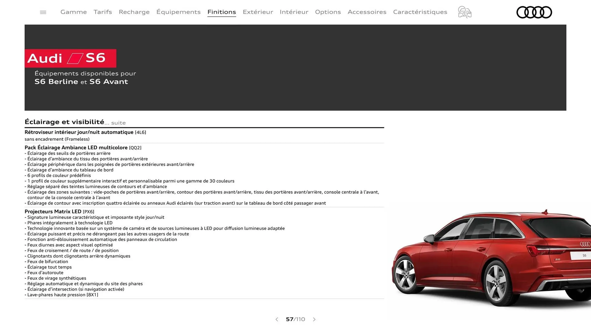 Catalogue Audi du 7 janvier au 31 janvier 2026 - Catalogue page 57