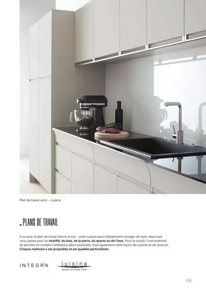 VOUS NE TROUVEREZ PAS VOTRE CUISINE DANS CE CATALOGUE du 16 janvier au 30 avril 2025 - Catalogue page 135