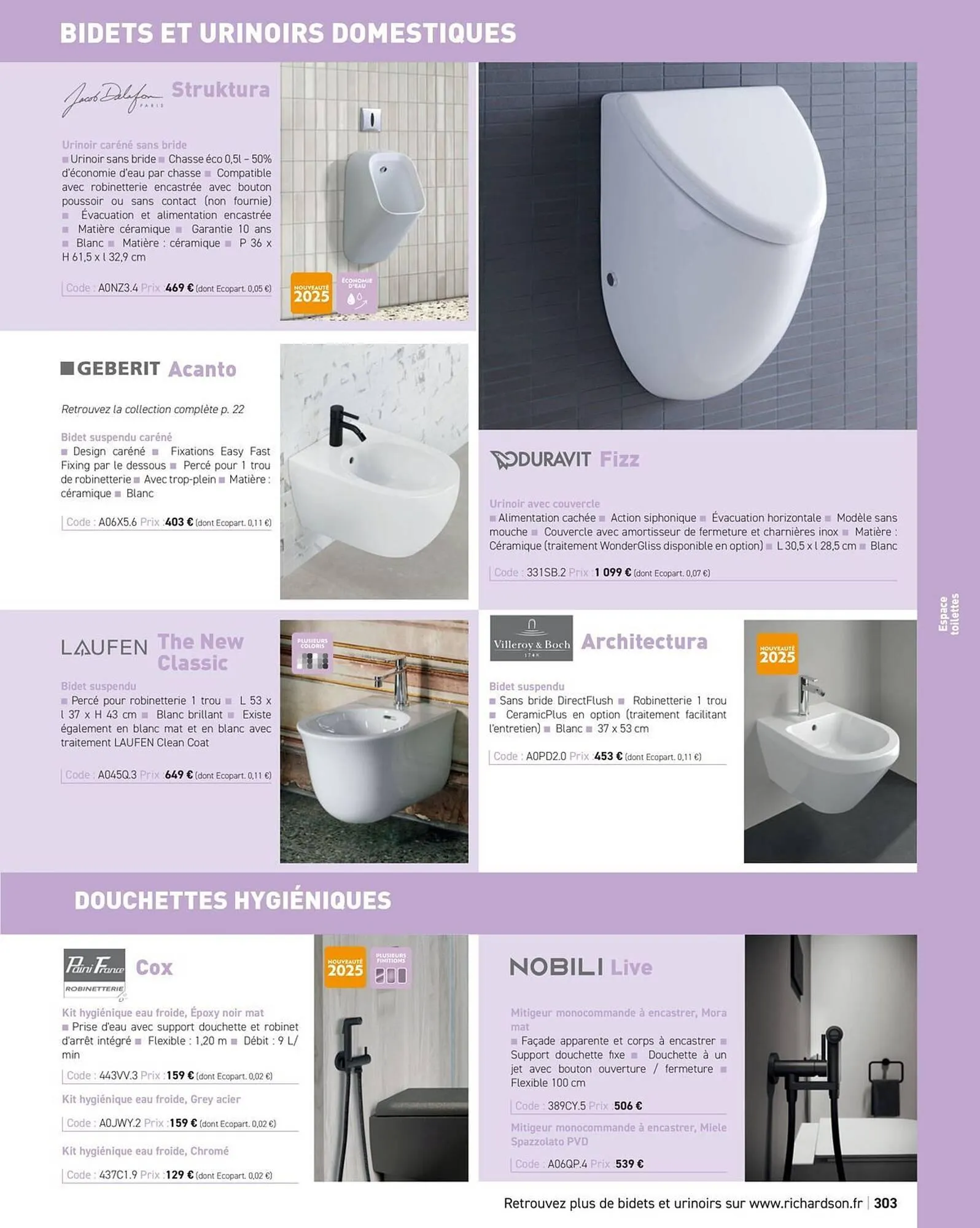 Catalogue Richardson du 11 avril au 31 décembre 2025 - Catalogue page 305