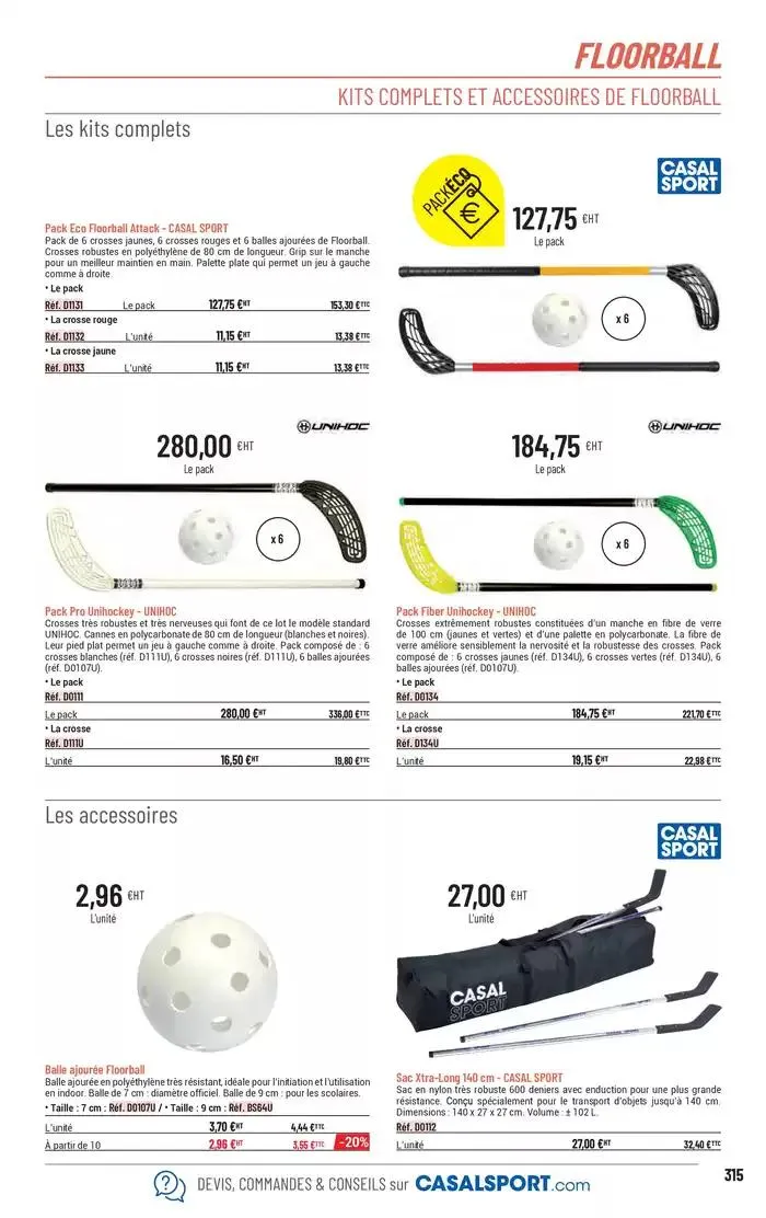 ÉQUIPEMENT SPORTIF du 6 mars au 31 décembre 2025 - Catalogue page 287