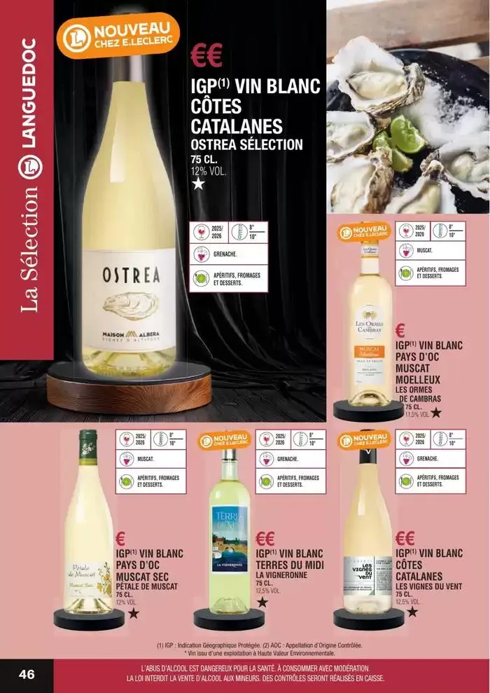GUIDE DES VINS 2025 2026 du 27 février au 31 janvier 2027 - Catalogue page 46
