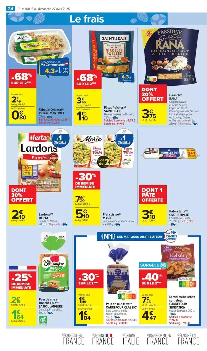 JOYEUSES PÂQUES du 15 avril au 27 avril 2025 - Catalogue page 36