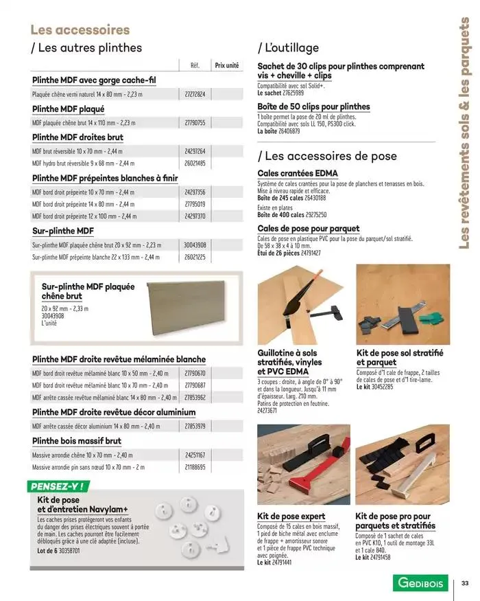 Aménagents Intérieurs 2025 du 1 janvier au 31 décembre 2025 - Catalogue page 33