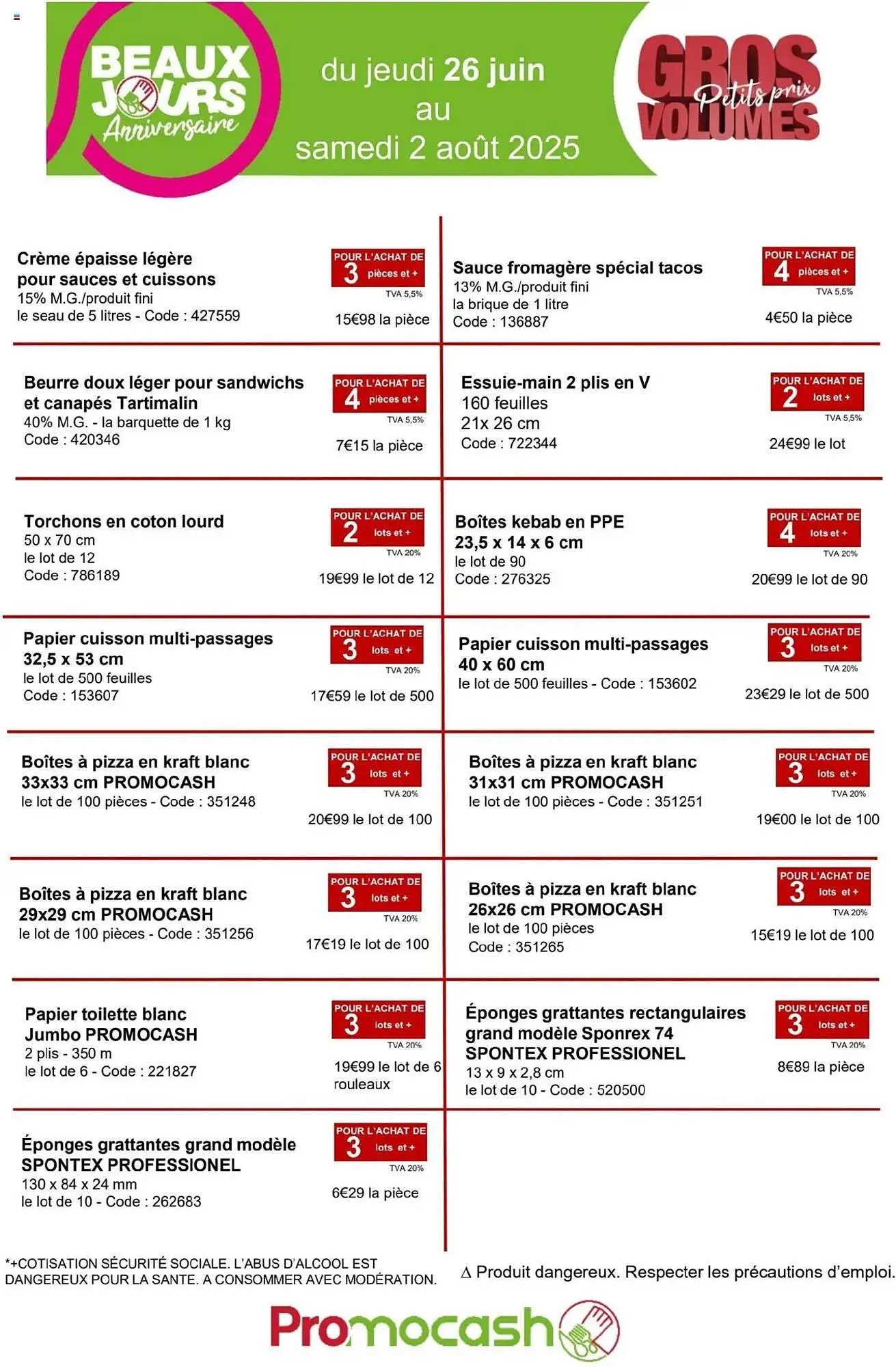 Catalogue Promocash du 26 juin au 2 août 2025 - Catalogue page 3