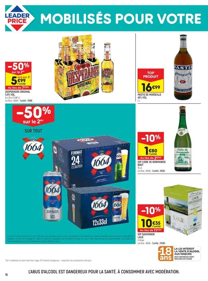 FRAPPE FORT SUR LES PRIX du 11 juin au 23 juin 2024 - Catalogue page 16