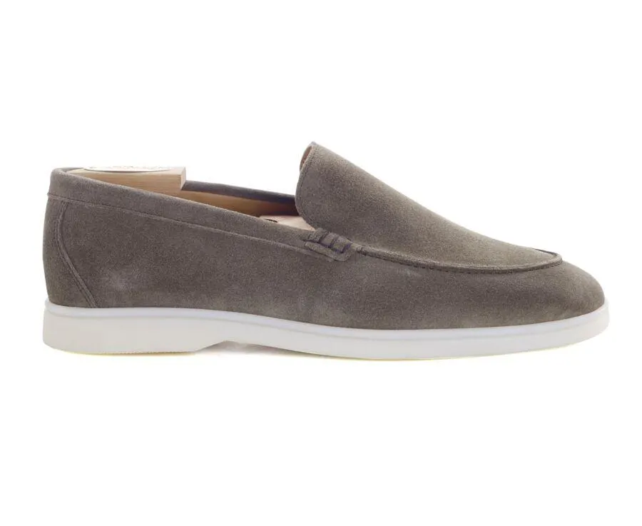 Mocassin homme Velours Kaki - MANASOTA II