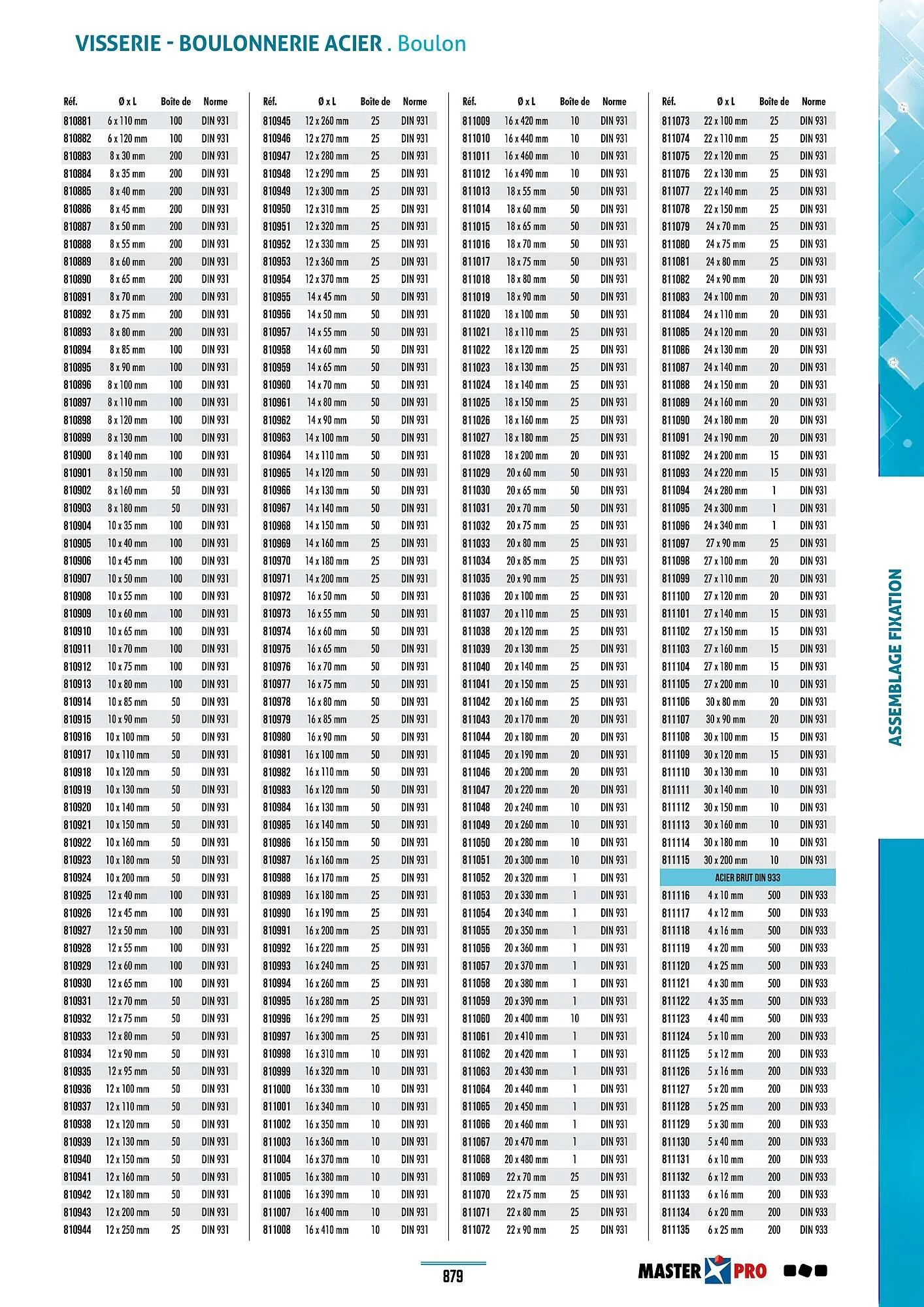 Catalogue Master Pro du 28 janvier au 30 décembre 2028 - Catalogue page 883