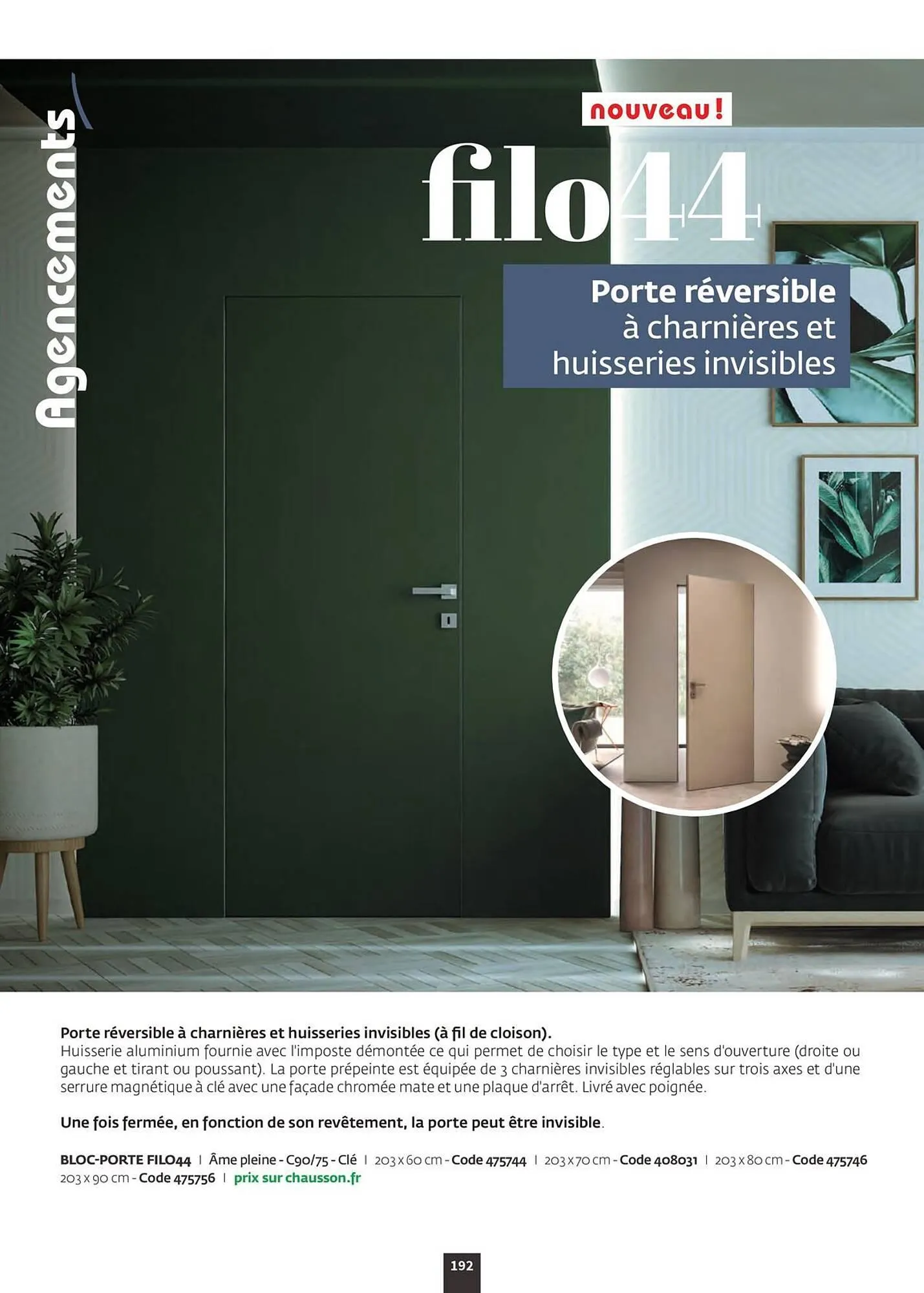 Catalogue Chausson Matériaux du 12 septembre au 31 décembre 2026 - Catalogue page 194