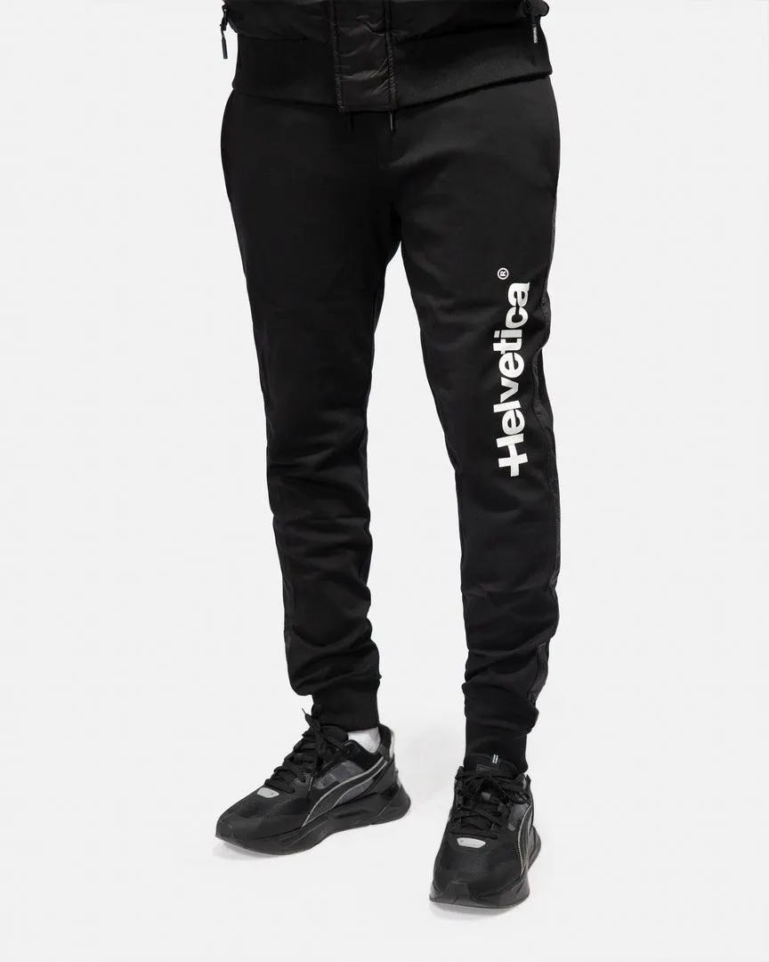 Pantalon de survetement Helvetica Farel - Noir/Blanc