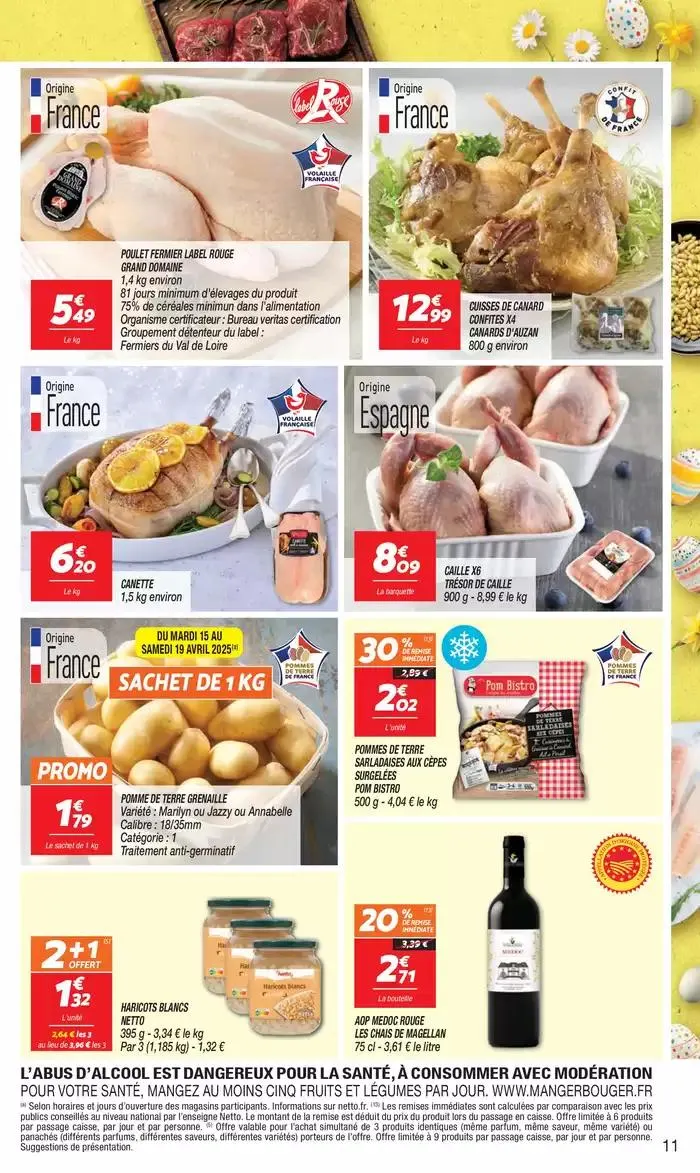 SEMAINE PROCHAINE : SPÉCIAL PÂQUES du 15 avril au 21 avril 2025 - Catalogue page 11