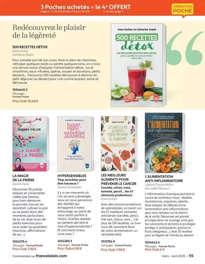 Mars - Avril 2025 du 4 mars au 30 avril 2025 - Catalogue page 55