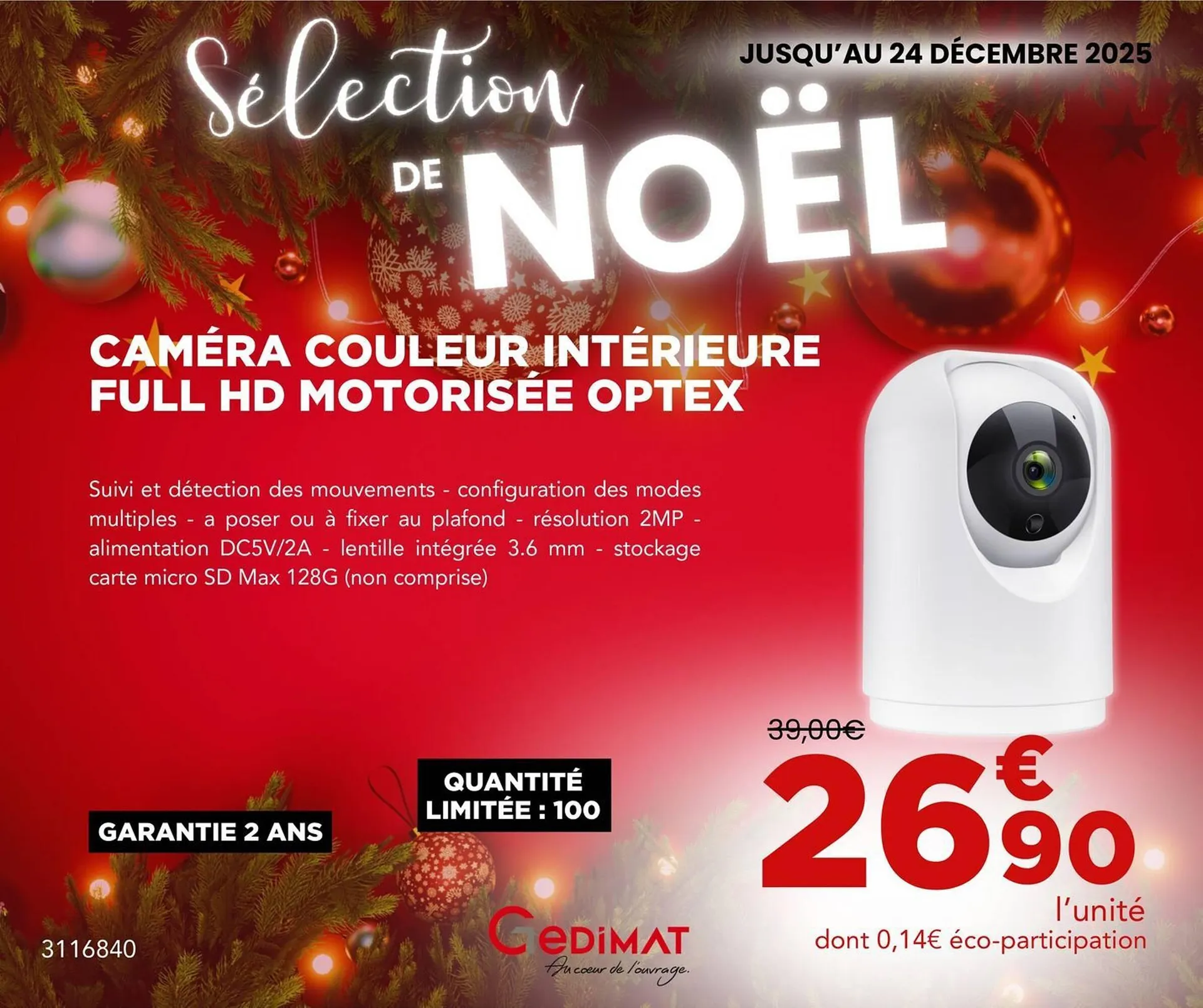 Catalogue Gedimat du 3 décembre au 24 décembre 2025 - Catalogue page 40