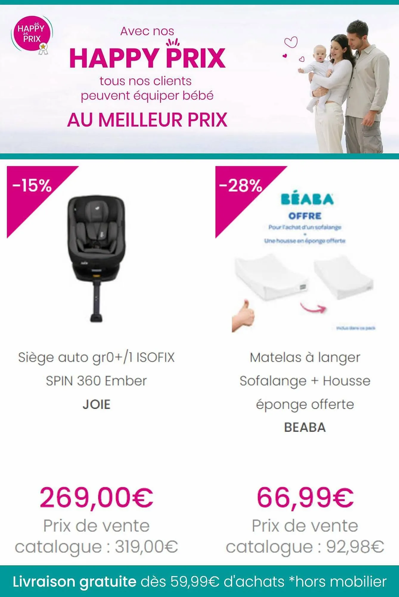 Catalogue Bébé 9 du 18 août au 18 août 2023 - Catalogue page 2