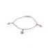 Bracelet enfant en argent 925/000 CARADOR motifs singes