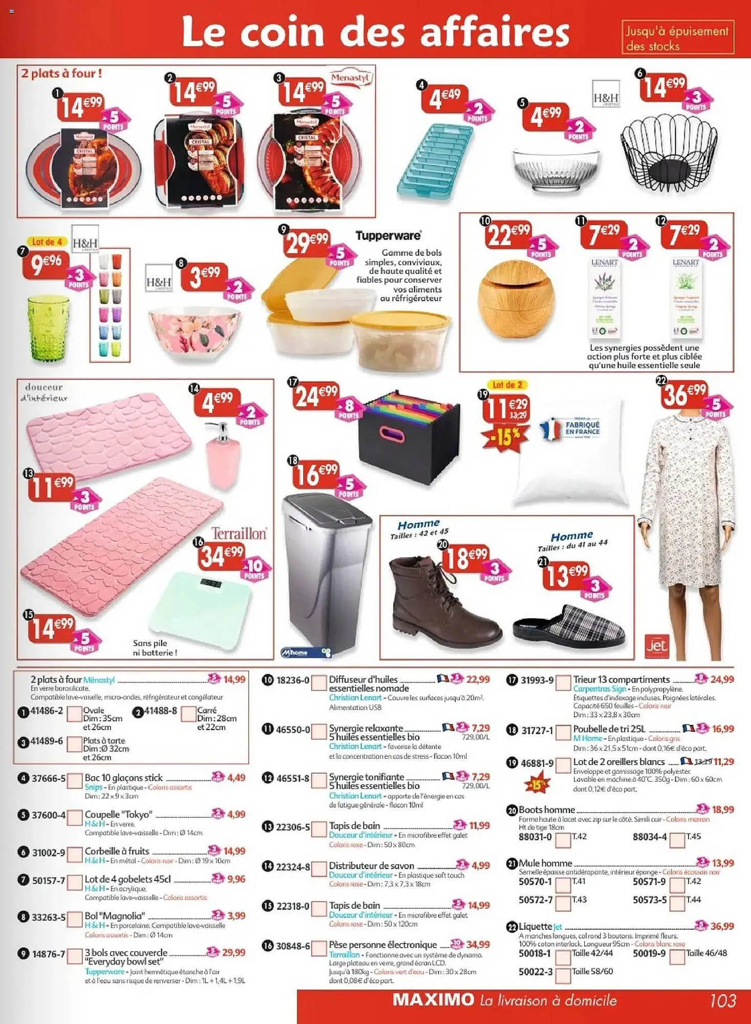 Catalogue Maximo du 24 décembre au 22 janvier 2026 - Catalogue page 103