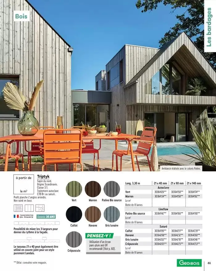 Aménagements Extérieurs 2025 du 1 janvier au 31 décembre 2025 - Catalogue page 61