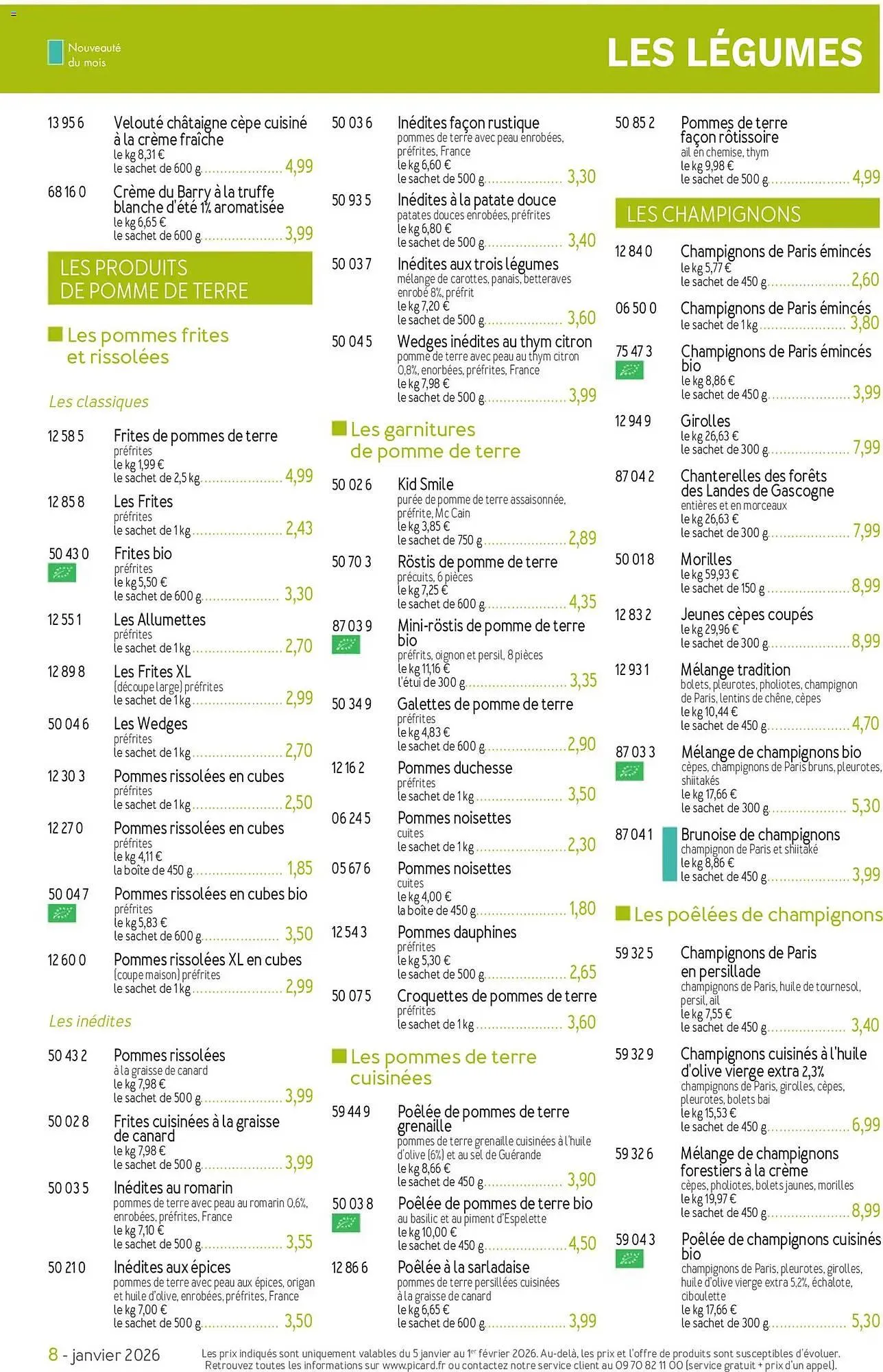 Catalogue Picard du 5 janvier au 5 avril 2026 - Catalogue page 8