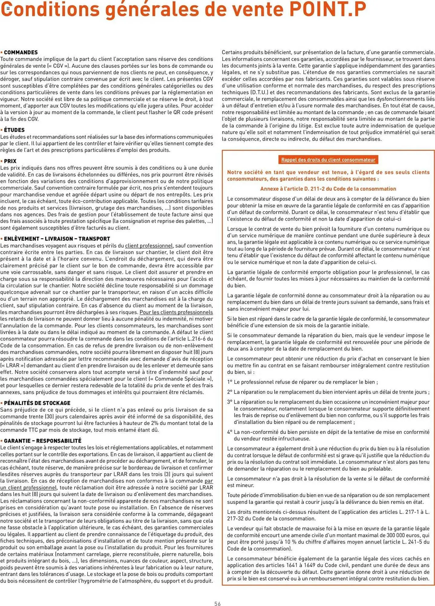 Catalogue Point P du 21 mai au 31 décembre 2025 - Catalogue page 56