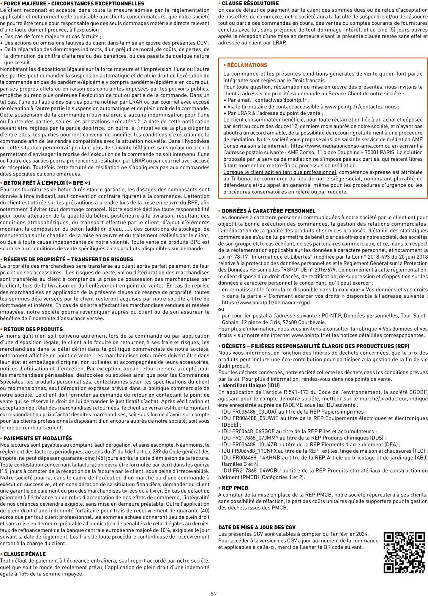 Catalogue Point P du 21 mai au 31 décembre 2025 - Catalogue page 57