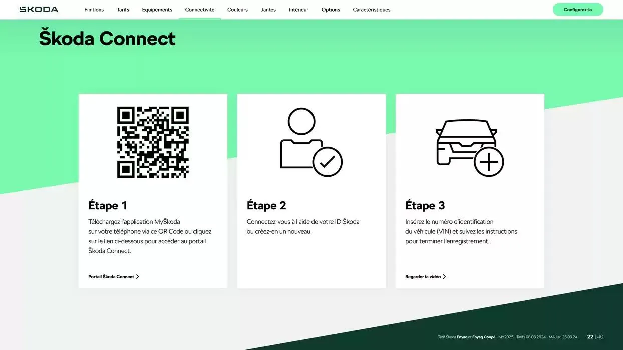 Enyaq SUV Version 85 du 6 novembre au 6 novembre 2025 - Catalogue page 22