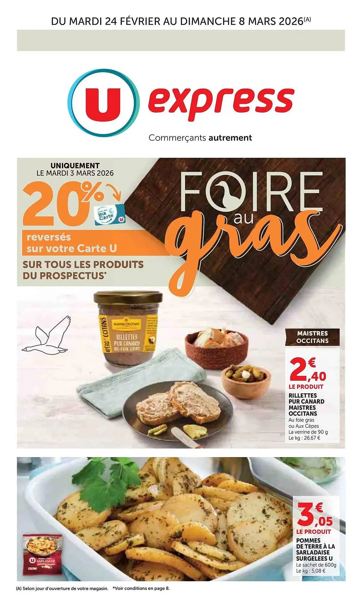 Catalogue U Express du 24 février au 8 mars 2026 - Catalogue page 1