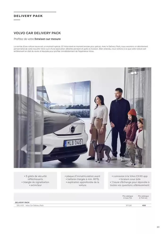 VOLVO EX30 FULLY ELECTRIC du 7 janvier au 31 décembre 2025 - Catalogue page 23