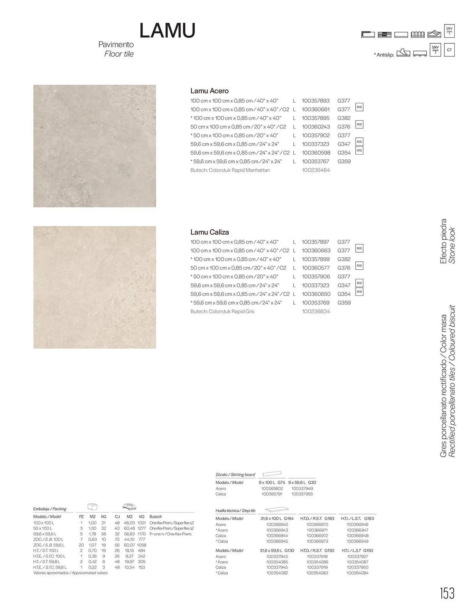 Catalogue Porcelanosa du 27 janvier au 31 décembre 2025 - Catalogue page 155