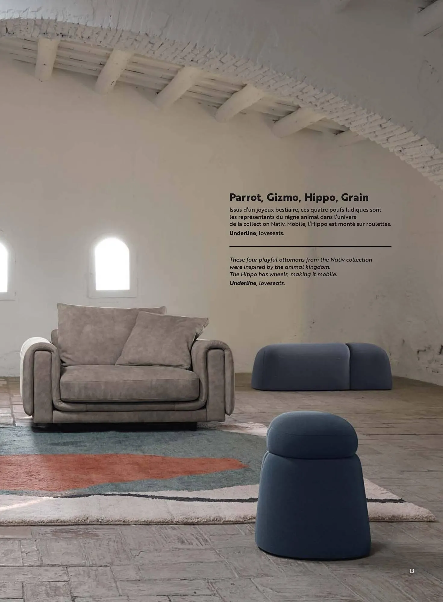 catalogue Roche Bobois du 2 septembre au 1 janvier 2026 - Catalogue page 13