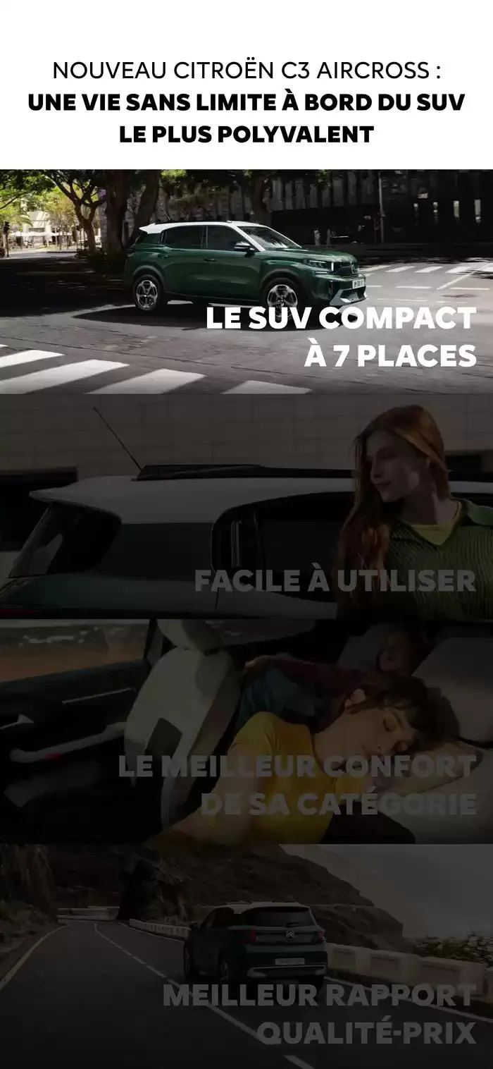 Citroën Nouveau ë-C3 Aircross C-BOOK du 15 janvier au 15 janvier 2026 - Catalogue page 4