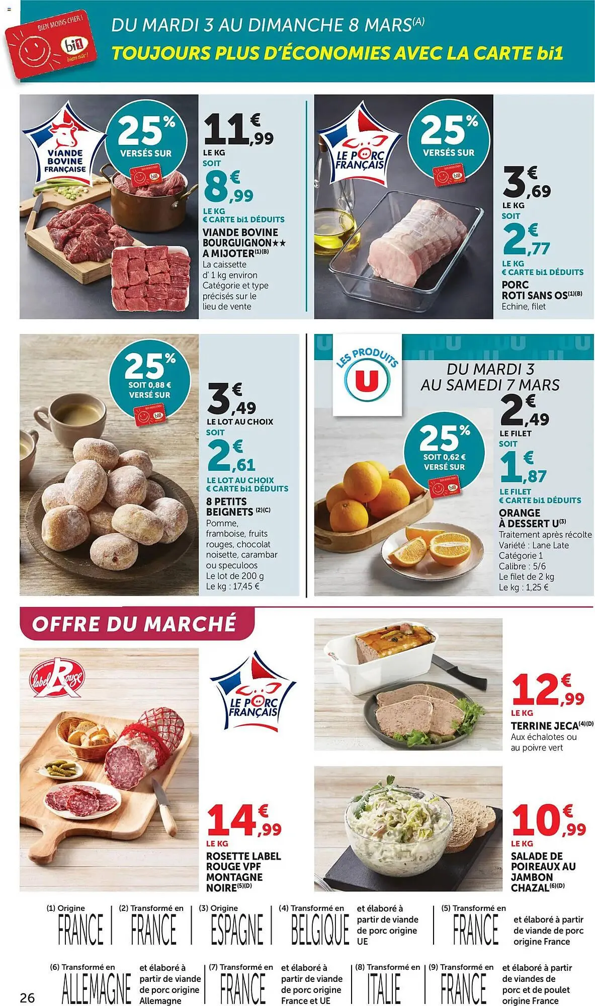 Catalogue Bi1 du 3 mars au 15 mars 2026 - Catalogue page 26