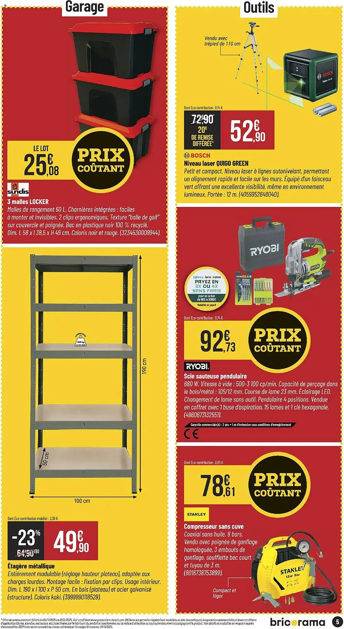 Catalogue Bricorama du 5 novembre au 16 novembre 2025 - Catalogue page 5