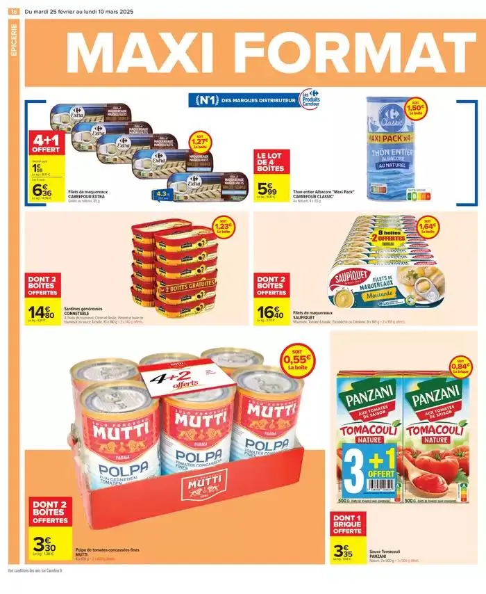 SPÉCIAL MAXI FORMAT du 25 février au 10 mars 2025 - Catalogue page 18