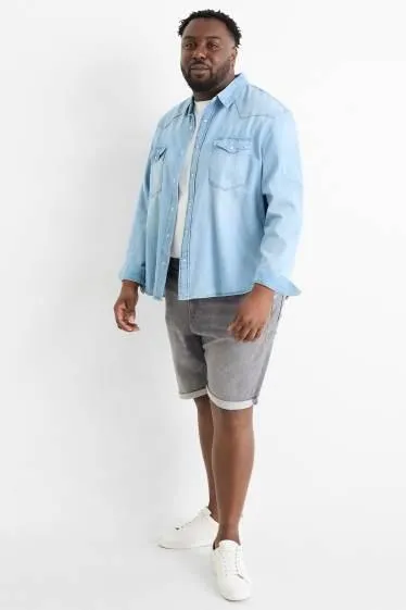 Denim shorts - Flex jog denim - LYCRA®