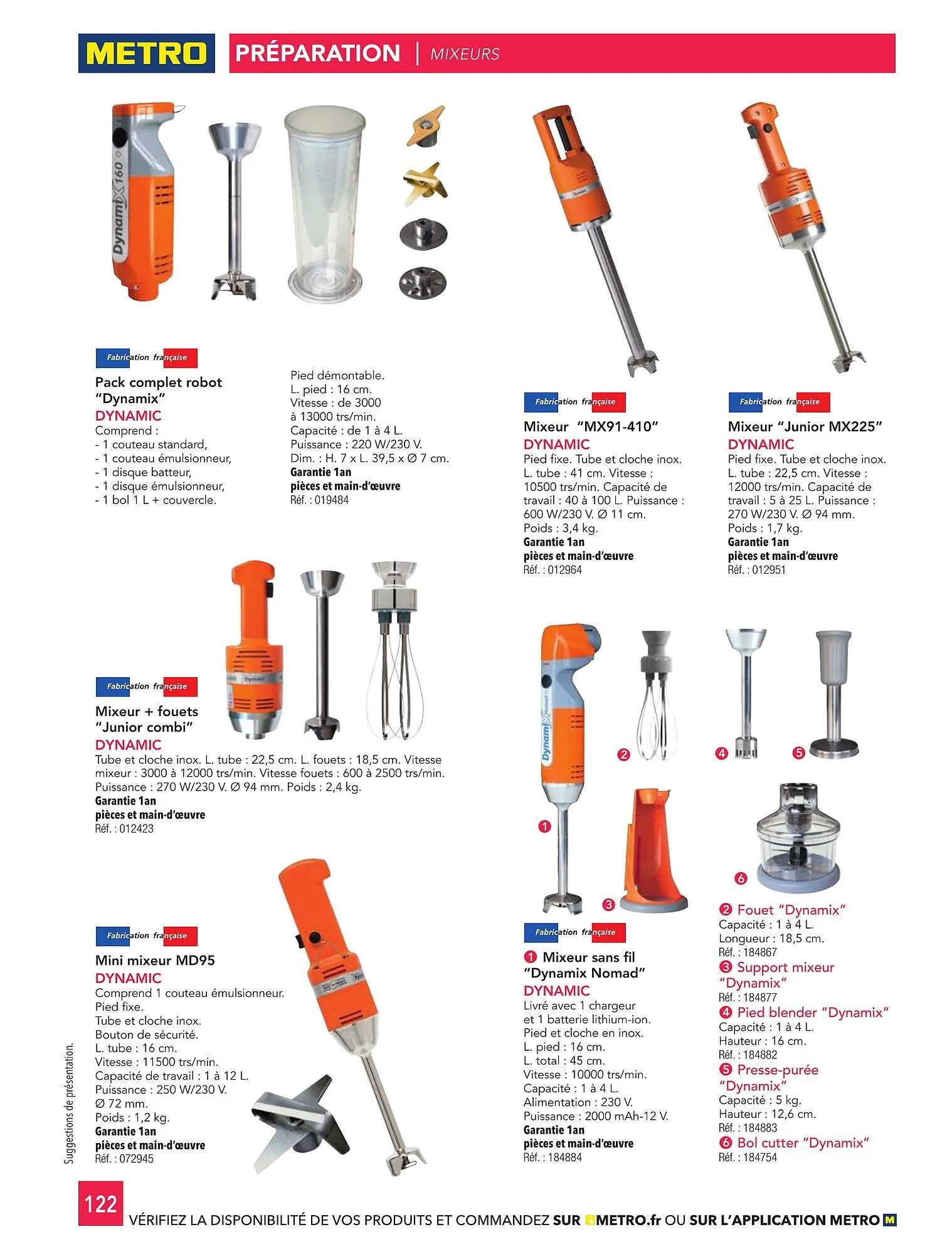 Catalogue METRO du 1 janvier au 31 décembre 2026 - Catalogue page 122