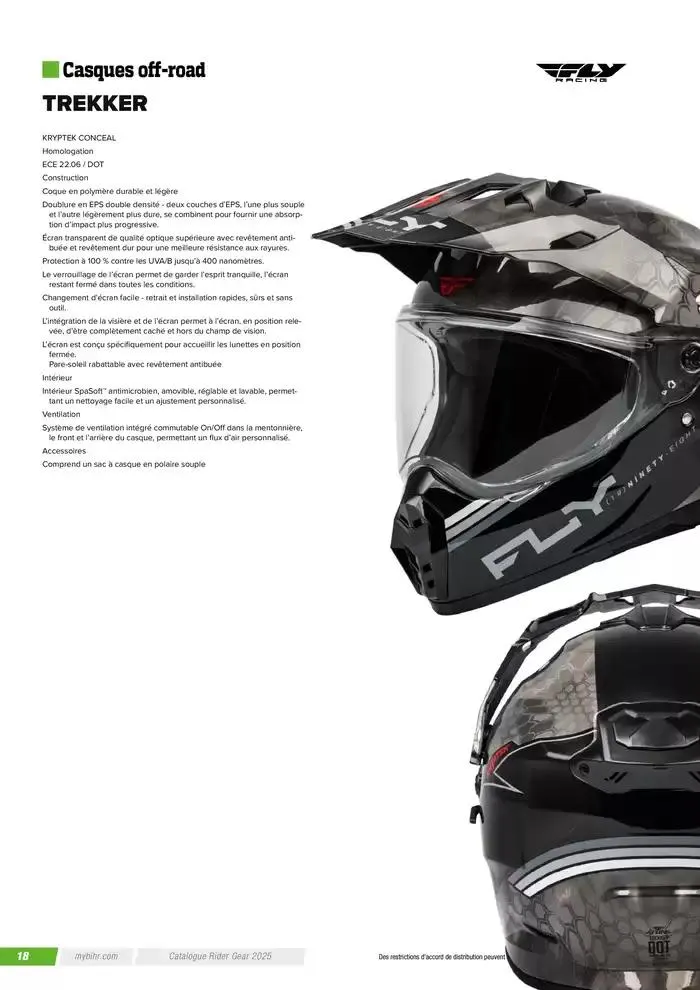 FLY RACING 2025 du 20 novembre au 31 août 2025 - Catalogue page 20