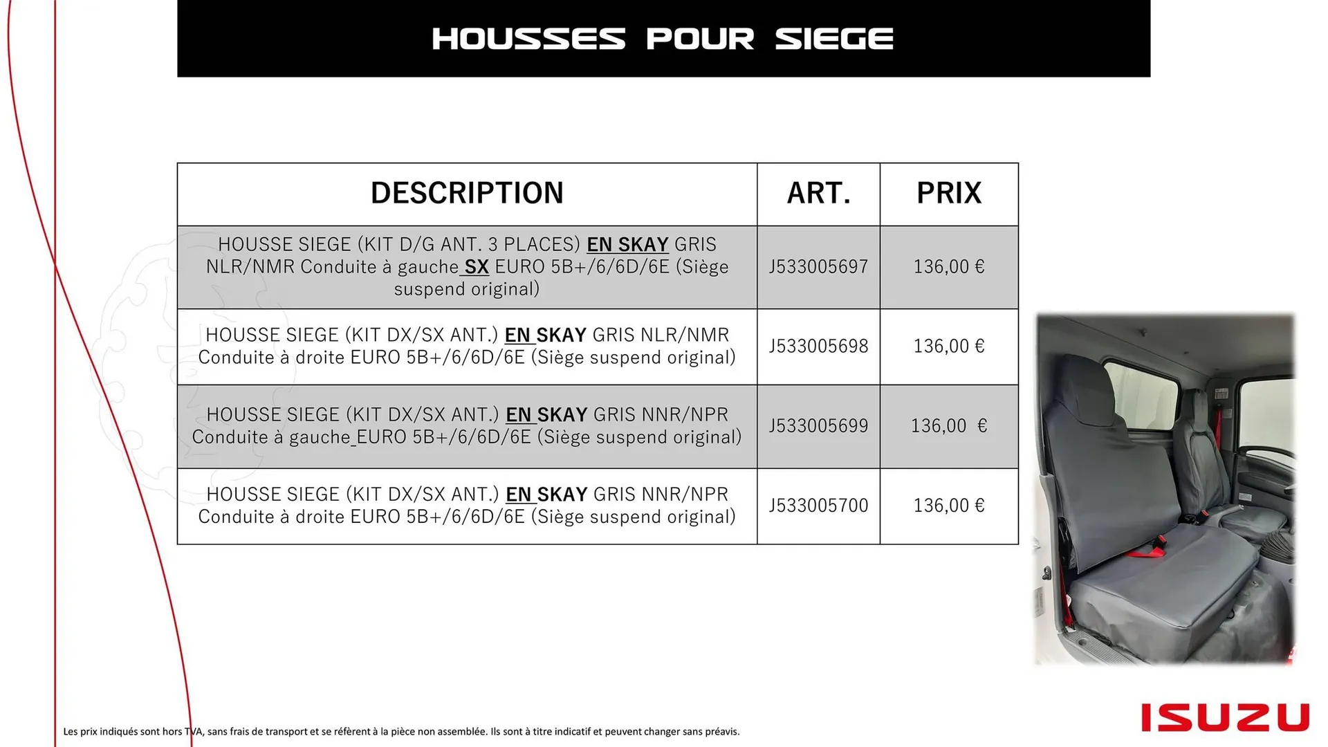 Catalogue Isuzu du 11 novembre au 30 avril 2026 - Catalogue page 14