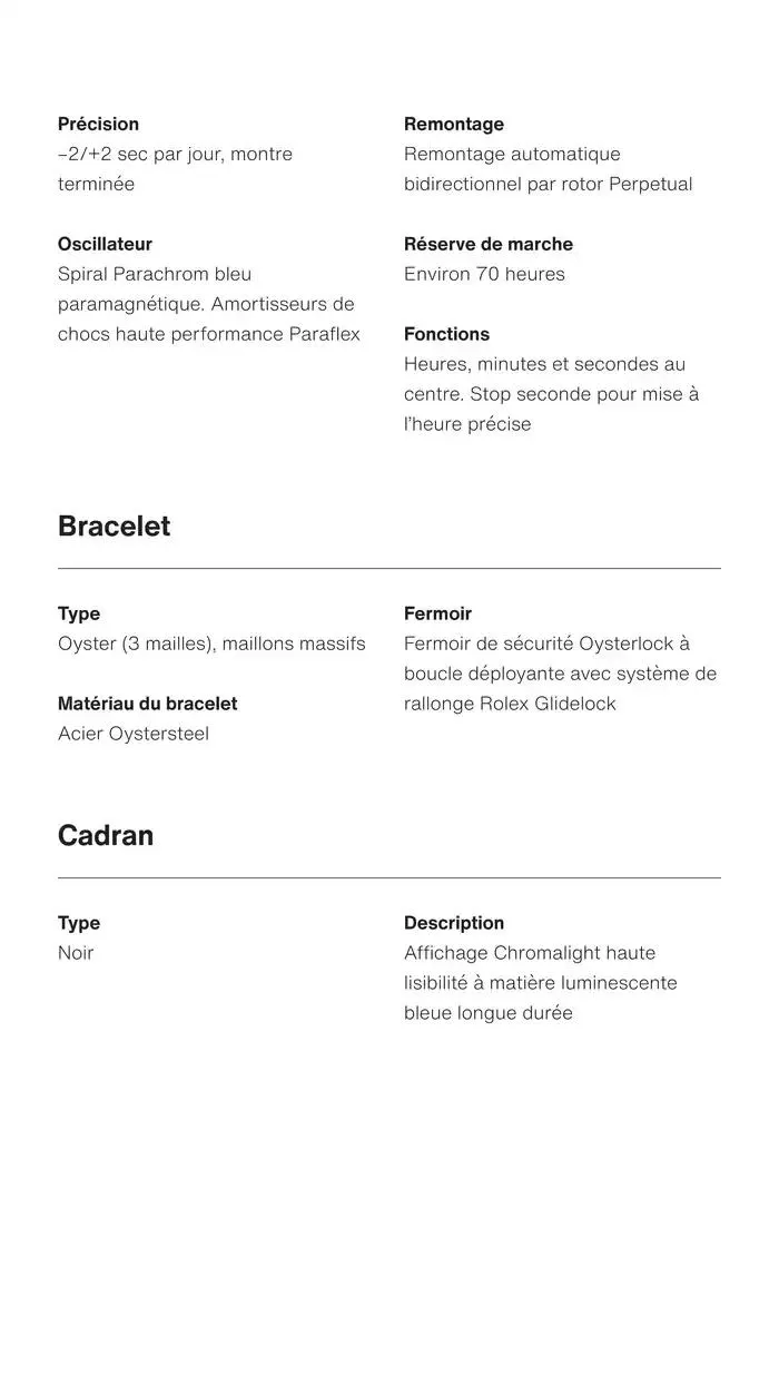 Rolex Submariner du 29 janvier au 29 janvier 2026 - Catalogue page 10