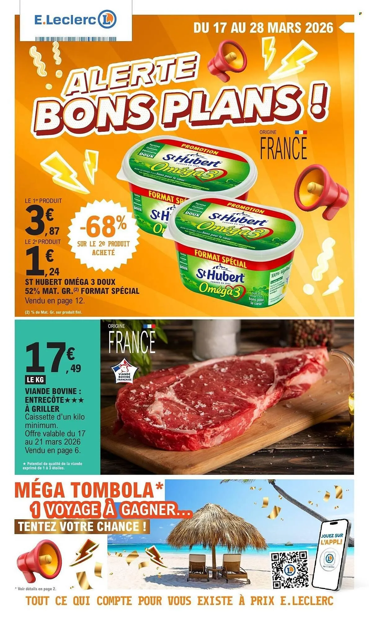 Catalogue E.Leclerc du 17 mars au 28 mars 2026 - Catalogue page 1